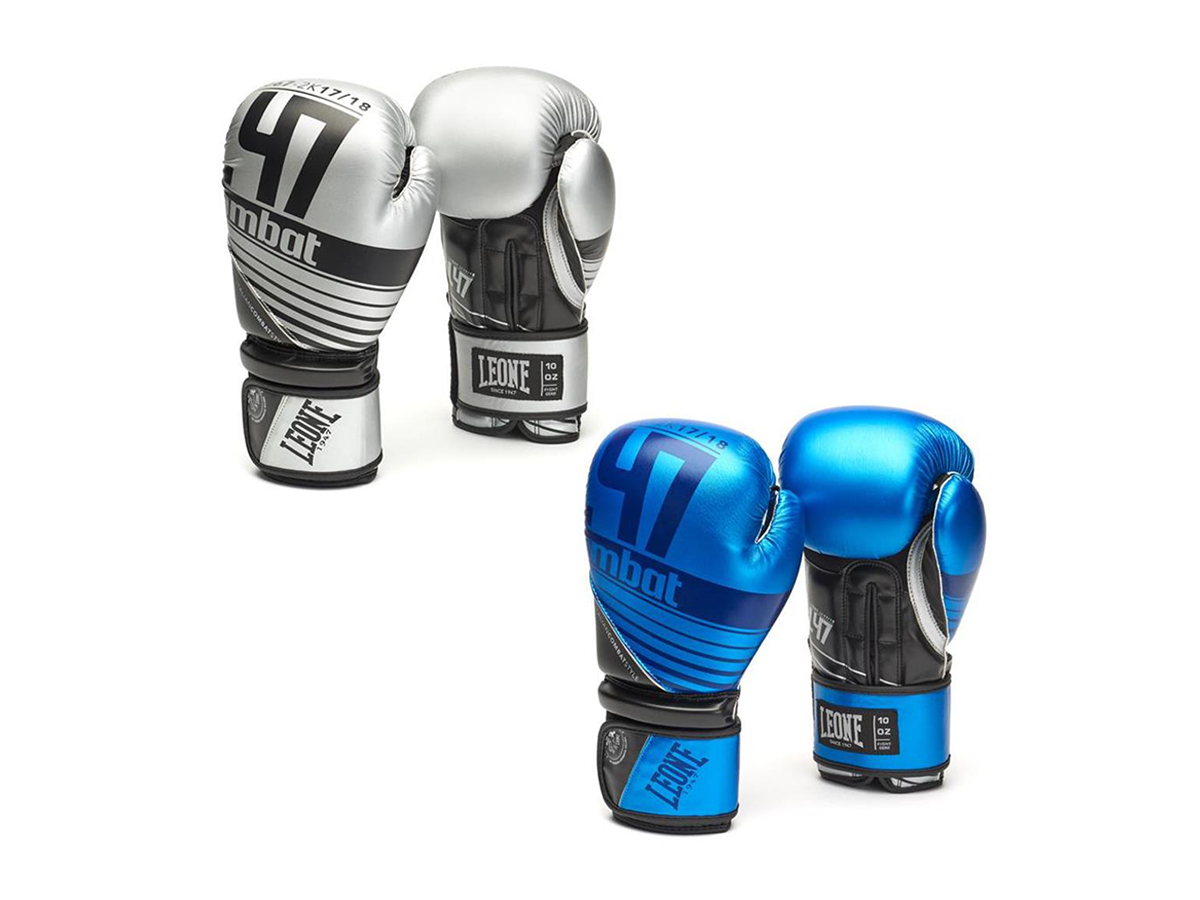 Boxing Gloves PU Leone 1947 WACS GN333 - Blue