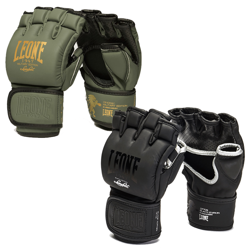 Leone1947 Black Edition MMA Combat Gloves Black
